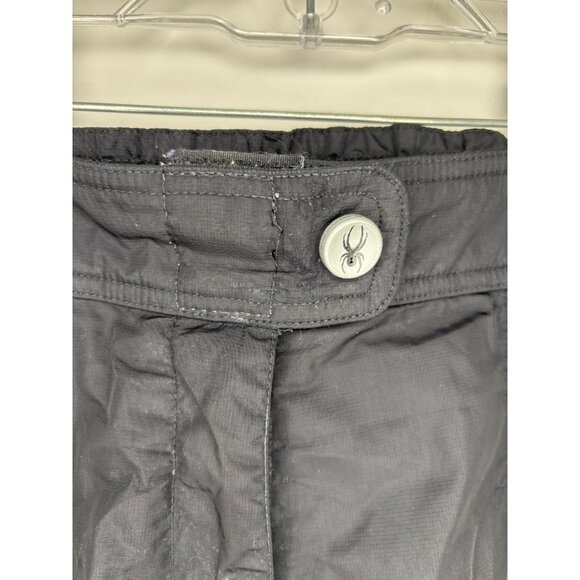 SPYDER Snow Pant Thinsulate Womens 4 Black Zipper Pockets Ski Winter Snowboard - Picture 10 of 11